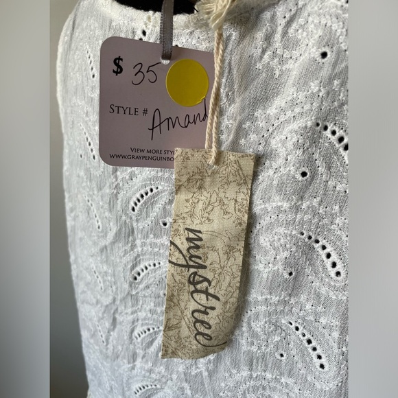 NWT Mystree Amanda Wildflower Tunic/Mini Tank Dress, Size Medium - Picture 4 of 5